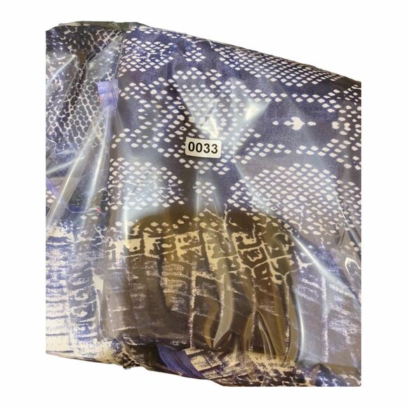 Gold Coast floral snake print poly silk kaftan tunic dress womens one size NWT - Picture 7 of 7